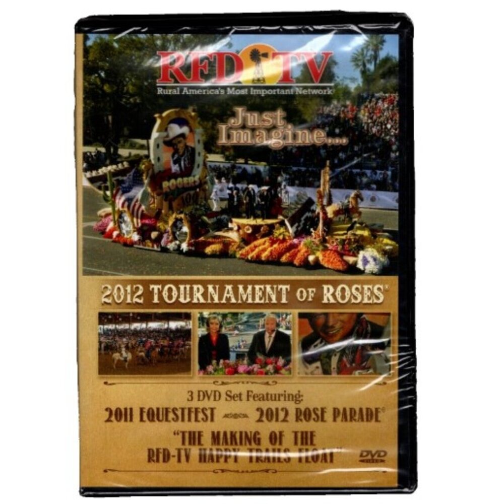 RFD TV 2012 TOURNAMENT OF ROSES 3-DVD SET - NEW